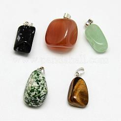 Природные и синтетические смешанные каменные подвески&nbsp;G-Q469-05