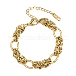 Браслеты-цепочки из нержавеющей стали 304 для женщин&nbsp;BJEW-L717-03G