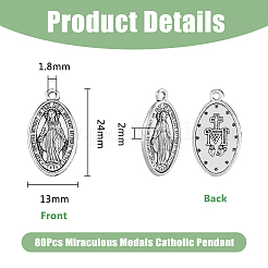 80шт подвески в тибетском стиле&nbsp;FIND-DC0005-65