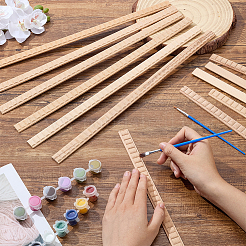 Потолочный плинтус из бука с прямоугольным узором&nbsp;AJEW-WH0481-43