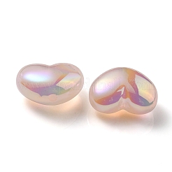 Placcatura uv arcobaleno iridescente imitazione gelatina perline acriliche&nbsp;X-OACR-C007-08B