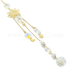 Стеклянные круглые подвесные украшения&nbsp;HJEW-JM01231