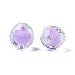 Прозрачные акриловые бусины TACR-S135-009