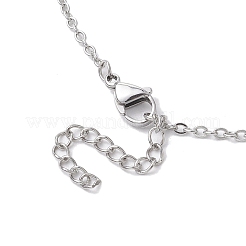 Не тускнеющий мешочек из нержавеющей стали для изготовления ожерелий NJEW-JN04825-01