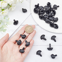 30 шт. пластиковые носы для собак DOLL-GO0001-01B