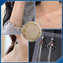 20 шт. 925 подвески-коннектора из стерлингового серебра с прозрачными кубическими цирконами&nbsp;FIND-PH0028-74