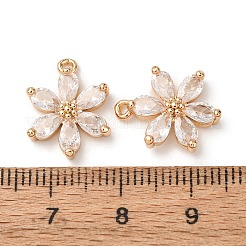 Латунные микро проложить кубического циркония подвески&nbsp;ZIRC-L105-06G-B04