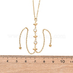 Halskette mit flachem&nbsp;NJEW-F378-03G