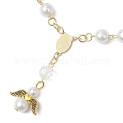 Браслеты с подвесками в виде ангела из сплава в тибетском стиле&nbsp;BJEW-JB11775