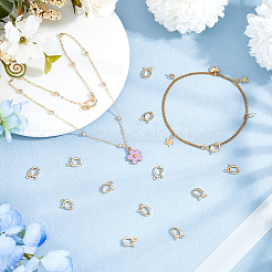 20 шт. латунные раскладывающиеся застежки KK-HS0001-36