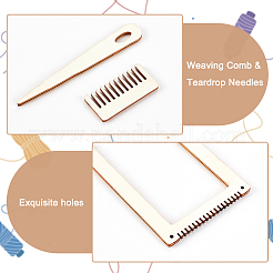 Наборы прямоугольных деревянных ткацких станков&nbsp;WOOD-WH0029-11