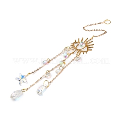 Железные висячие украшения&nbsp;AJEW-H154-06D