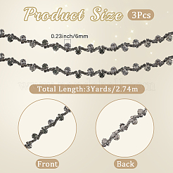 S-образные стеклянные стразы и железные цепочки-чашки DIY-WH20032-25B-01