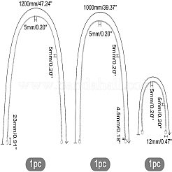 3шт. 3-х стильный железный цепной ремень для сумки FIND-WR0002-72