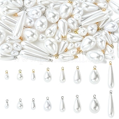 40 шт. 8 стильных подвески из АБС-пластика с жемчугом&nbsp;FIND-YW0012-01G