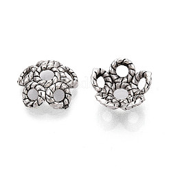 Тибетском стиле сплав шарик крышки&nbsp;TIBEB-T004-19AS