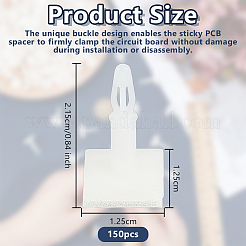150 шт. нейлоновых самоклеящихся прокладок для поддержки печатной платы&nbsp;FIND-OC0013-98