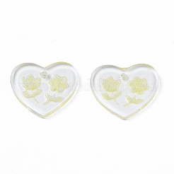 Прозрачные смоляные подвески&nbsp;RESI-N030-001D