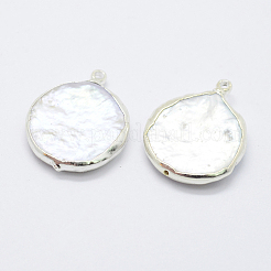 Подвески из натурального пресноводного жемчуга PEAR-F006-54