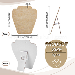 Бархатные ожерелья в форме бюста ODIS-WH0043-159F