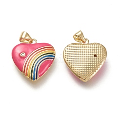 Латунные микро проложить кубического циркония подвески ZIRC-F116-15-G