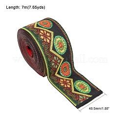 Stickerei Polyesterband&nbsp;SRIB-WH0006-05