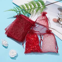 Sacs-cadeaux en organza avec cordon de serrage&nbsp;OP-R016-10x15cm-03