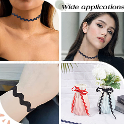 Волнистая бахрома из полиэстера&nbsp;OCOR-GF0003-44C-01