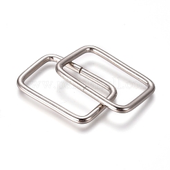 Rechteckiger Schnallenring aus Eisen&nbsp;LS-IFIN-WH0051-78A
