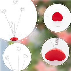 Подставки для фотографий на память в форме сердца из смолы ODIS-WH0329-26