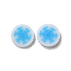 Новогодняя тема бусины из полимерной глины ручной работы CLAY-P002-02E