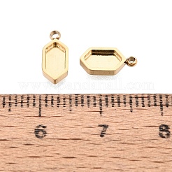 Cabochon-Anhängerkomponente aus Edelstahl 304&nbsp;STAS-Q113-24A-G
