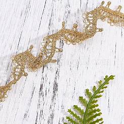 Нейлоновая лента с кружевной отделкой SRIB-WH0007-01