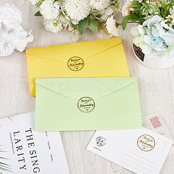 Бопп горячего тиснения спасибо подарочные наклейки в рулонах STIC-WH0004-20