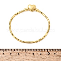 Herstellung von Armbändern aus Messingketten in Europa&nbsp;BJEW-A164-02G