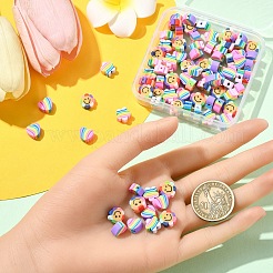 90шт 3 стиля ручной работы бусины из полимерной глины&nbsp;CLAY-YW0002-37