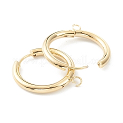 201 boucles d'oreilles créoles en acier inoxydable&nbsp;STAS-P283-01K-G