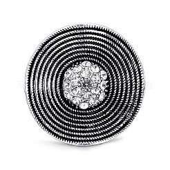 Сплав с хрустальными стразами кольца для пальцев FS-WG47CCC-05