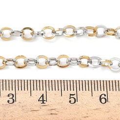 Ожерелья из нержавеющей стали 304 с цепочкой Rolo NJEW-Z102-01GP