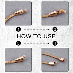 50 шт. 5-цветные литые наконечники для шнура FIND-GF0003-60