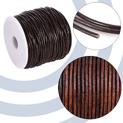 1 рулон шнура из воловьей кожи для украшений WL-CL0001-03A-02