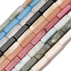 Природные смешанные камень бисер пряди G-G286-C01-01