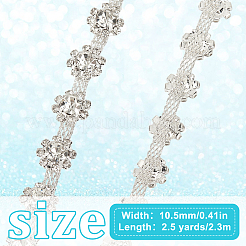 2.5 yard catene per tazze con strass&nbsp;FIND-WH0111-638P