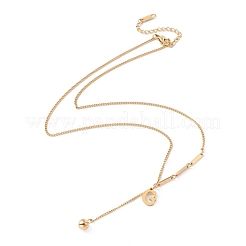 Буквица g с подвеской на длинной цепочке с кисточкой&nbsp;STAS-D184-05G