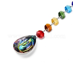 Подвесные украшения из кварцевого хрусталя&nbsp;HJEW-M007-05B-P