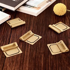 Латунные закладки зажим для страницы&nbsp;AJEW-WH20115-09G