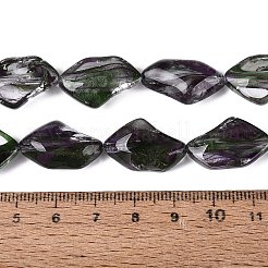 Chapelets de perles vernissées manuelles&nbsp;LA-N046-02B