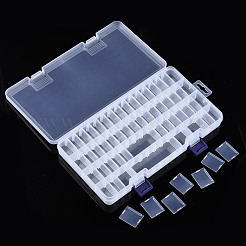 Прямоугольный полипропиленовый контейнер для хранения бусинок CON-N011-011