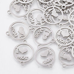 День матери устойчивые к потускнению 201 нержавеющая сталь звенья соединители&nbsp;STAS-S106-01P