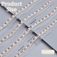 5 ярд кружевной отделки из марли&nbsp;OCOR-WR0002-05B